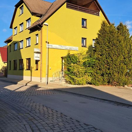 Hotel Garni Pension Zur Lutherstadt Lutherstadt Eisleben Eksteriør billede