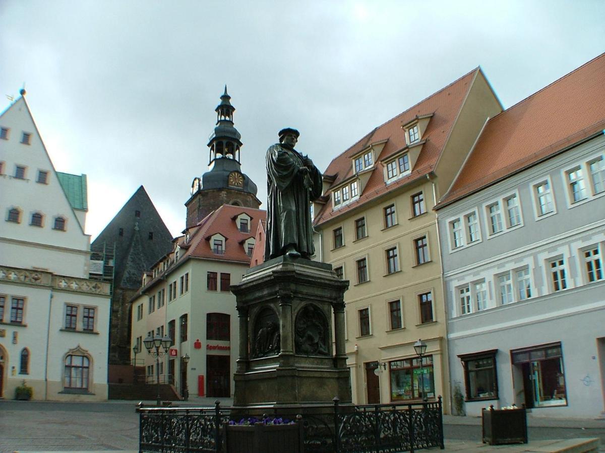 Hotel Garni Pension Zur Lutherstadt Lutherstadt Eisleben Eksteriør billede
